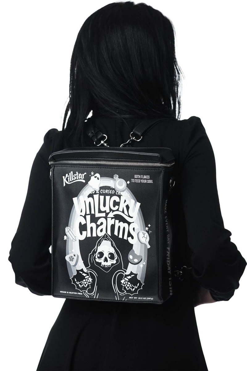 Killstar Unlucky Backpack Černé | FCRVOD-957