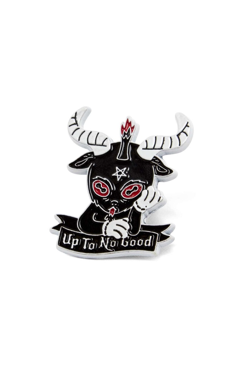 Killstar Up To No Good Enamel Pin Černé | BRXNHL-143
