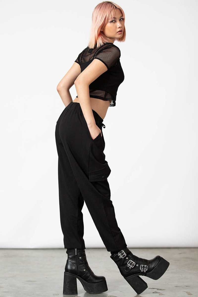 Killstar Vernon Joggers Černé | GAWEPK-197