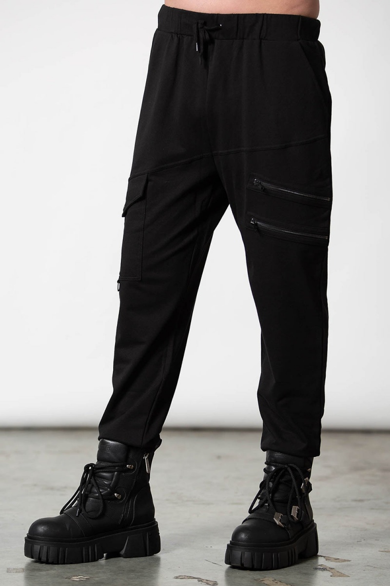 Killstar Vernon Joggers Černé | OTILQG-275