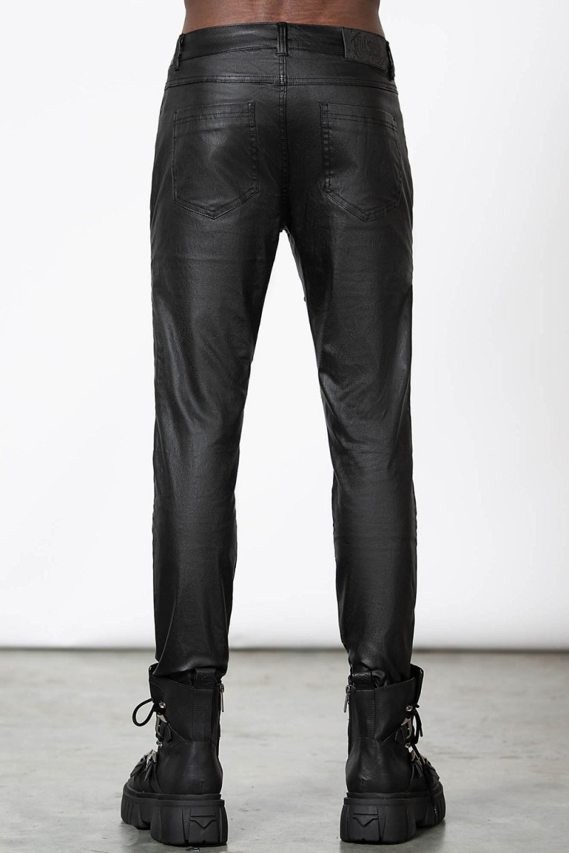 Killstar Viktor Jeans Černé | VPQENZ-503
