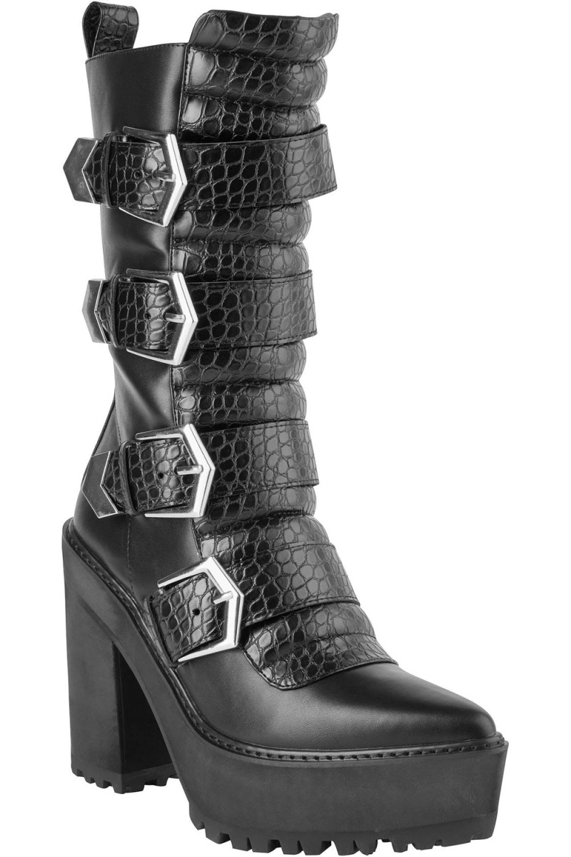 Killstar Vivian Boots Černé | LCWDGP-367