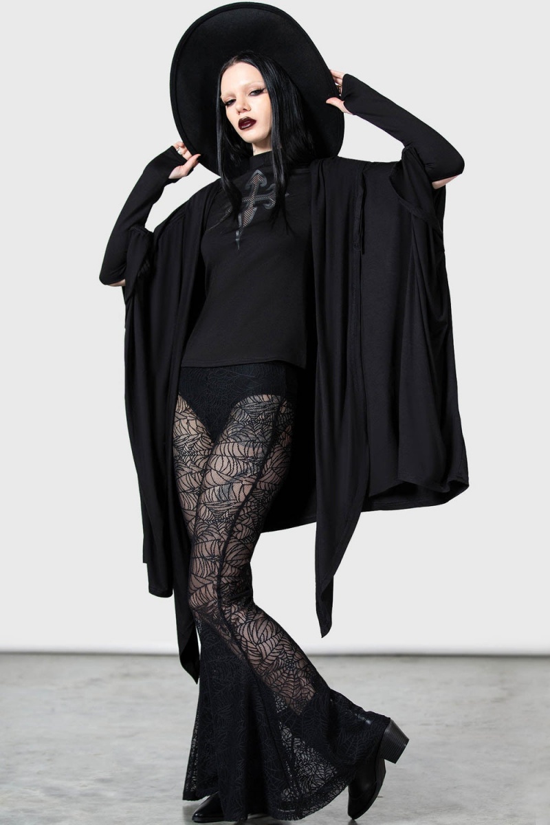 Killstar Vixie Flares Černé | FSEIYX-492