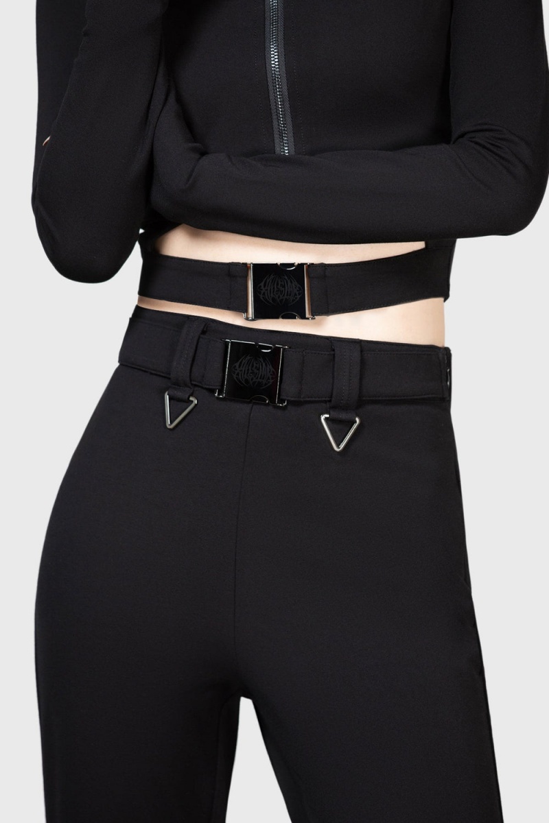 Killstar Vortatrix Trousers Černé | OJNTZP-730