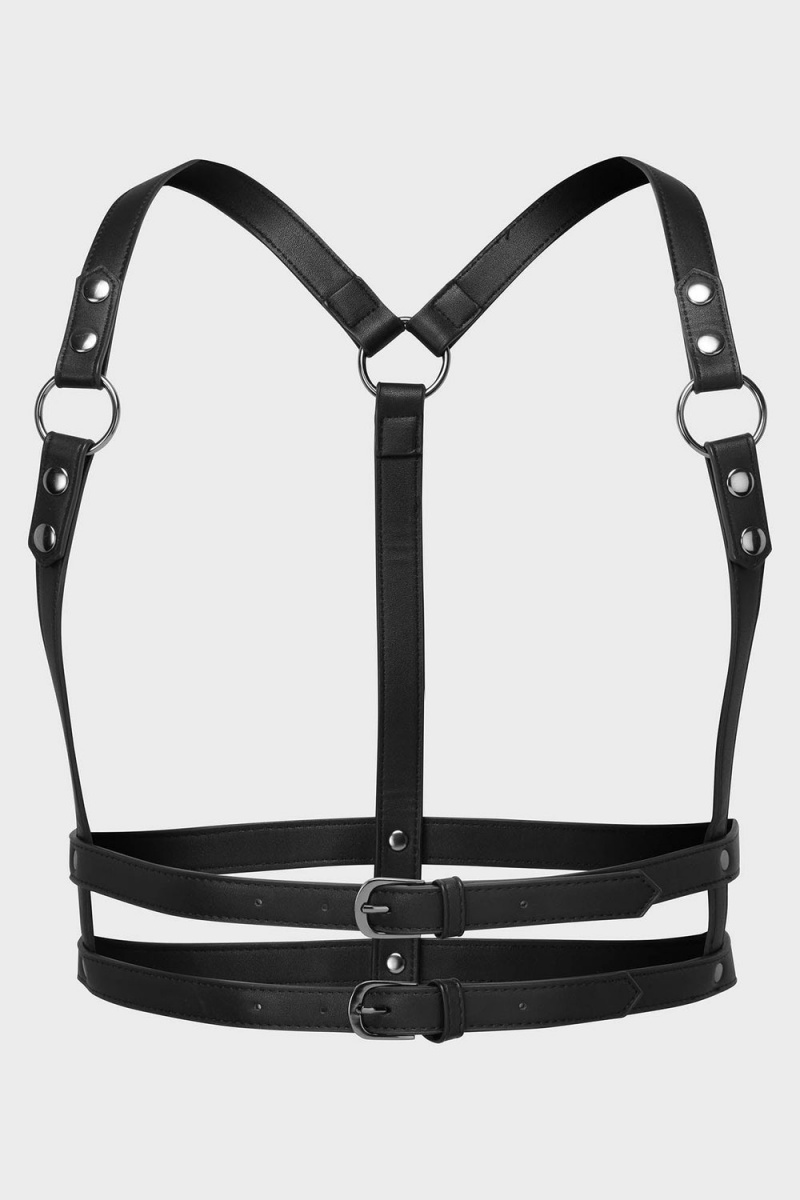 Killstar Wanda Harness Černé | IVLJZE-089
