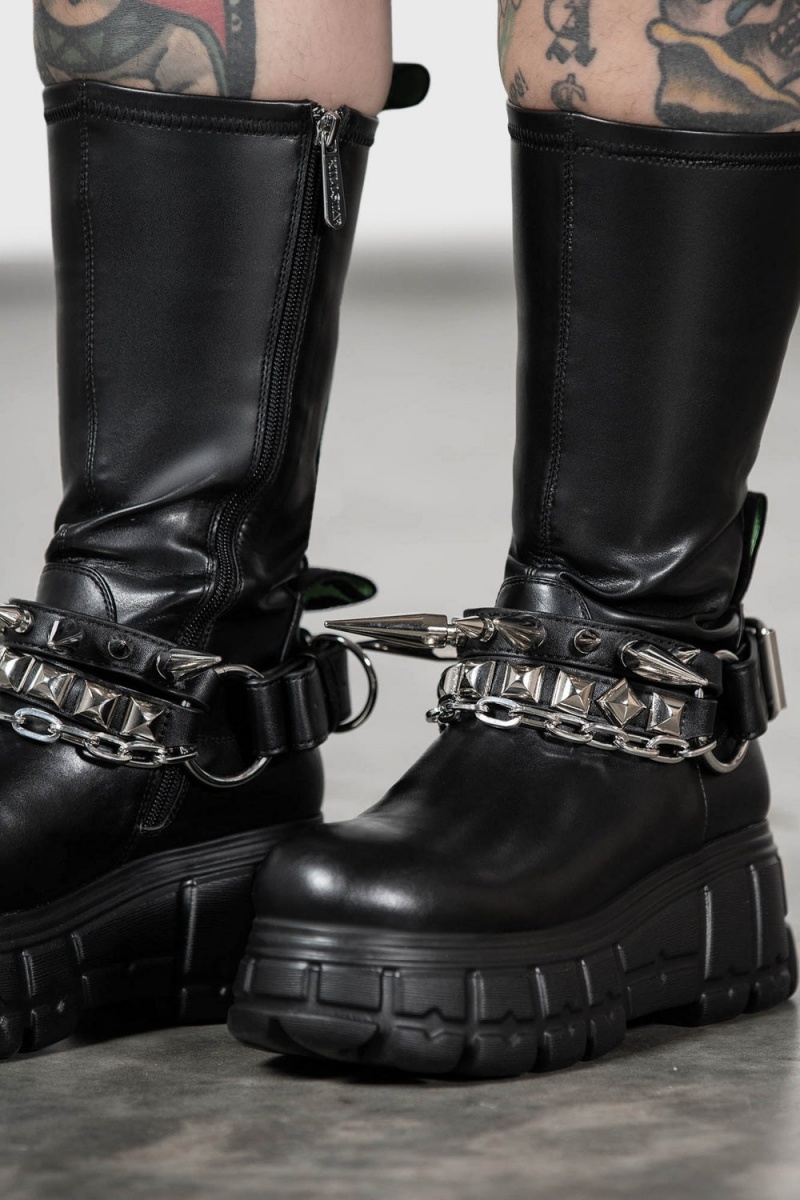 Killstar We R Wicked Bootstrap Černé | CMXHFY-869