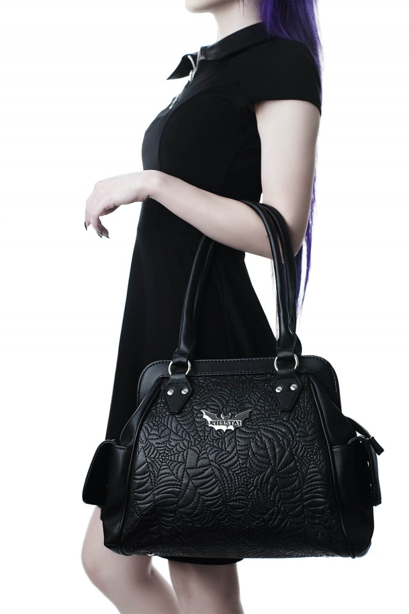 Killstar Webutant Handbag [B] Černé | CIYFTL-921