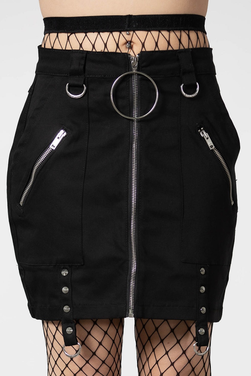 Killstar Ximena Mini Skirt Černé | JSLYDU-813