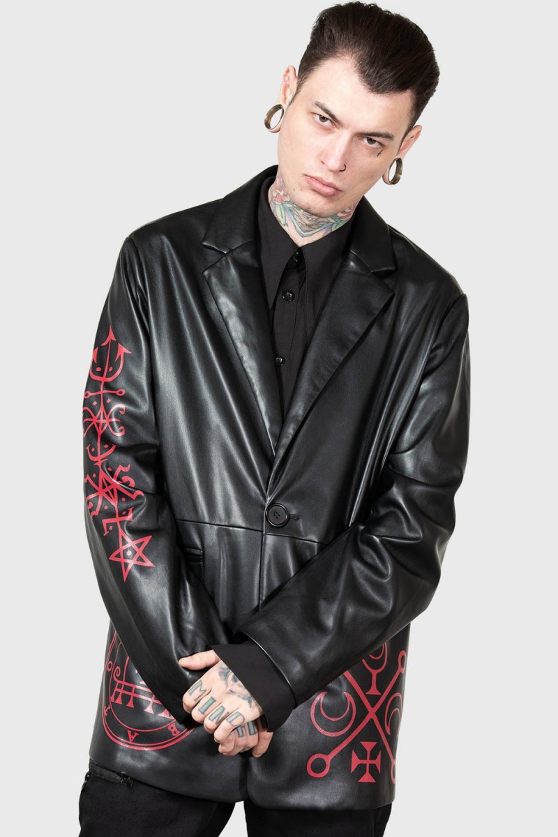 Killstar Zepar Jacket Černé | JWAMPN-134